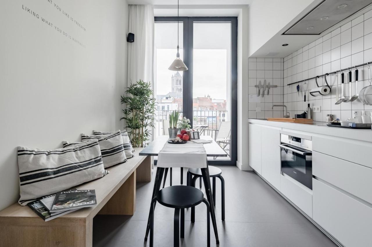 Maison12 - Design Apartments With Terrace And View Over Ghent Towers Exterior foto